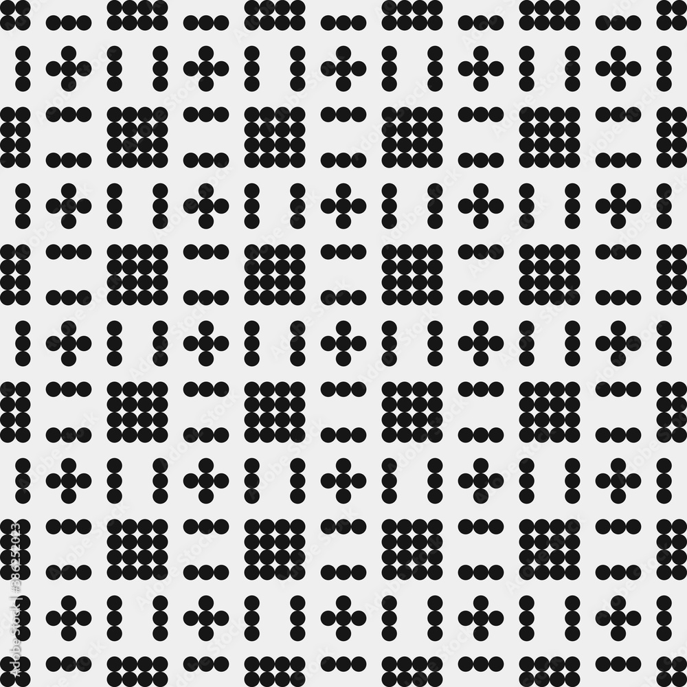 Abstract Cross Pattern Dots Logo generative computational art illustration Abstract Cross Pattern Dots Logo generative computational art illustration