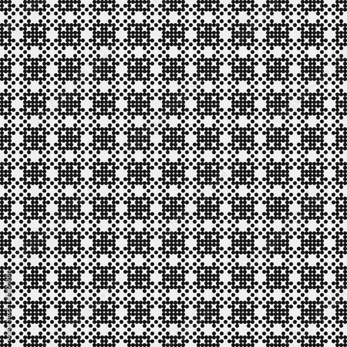 Abstract Cross Pattern Dots Logo generative computational art illustration