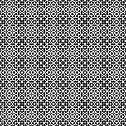 Abstract Cross Pattern Dots Logo generative computational art illustration