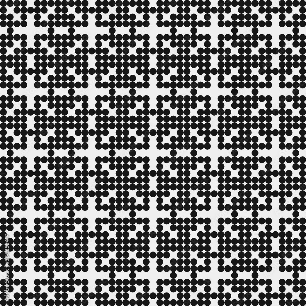 Abstract Cross Pattern Dots Logo generative computational art illustration Abstract Cross Pattern Dots Logo generative computational art illustration