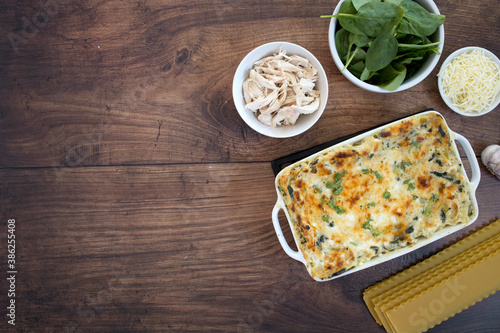 Chicken Spinach Lasagna on ...