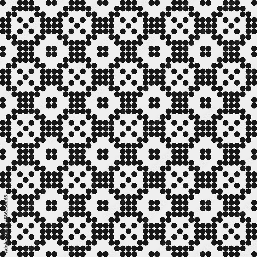 Abstract Cross Pattern Dots Logo generative computational art illustration Abstract Cross Pattern Dots Logo generative computational art illustration