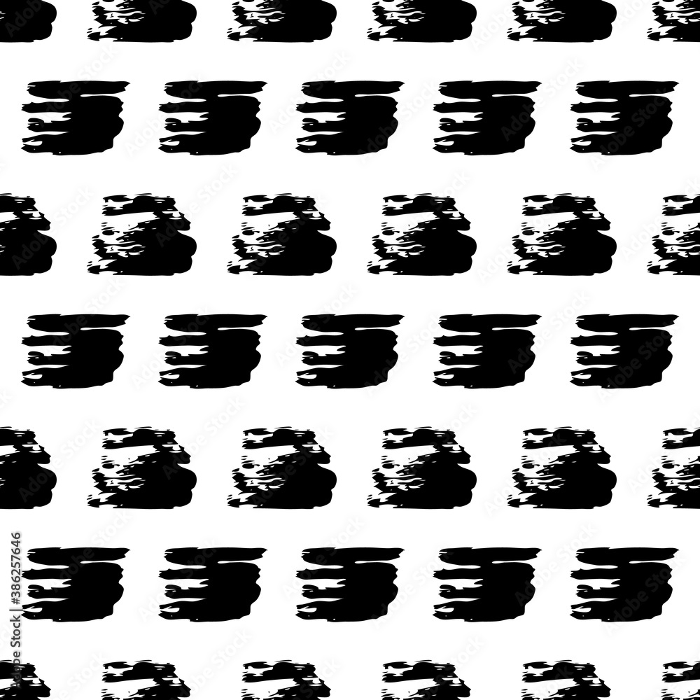 Seamless Pattern with hand drawn scribble smears Seamless Pattern with hand drawn scribble smears
