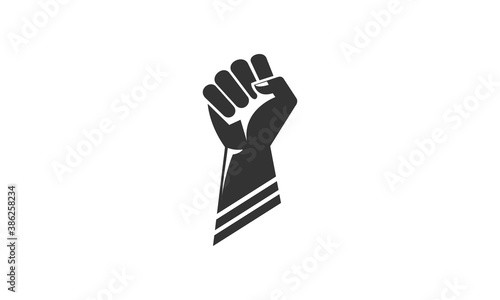 Clenched hand illustration vector design