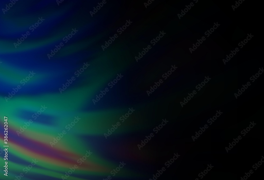 Dark BLUE vector blurred background. Dark BLUE vector blurred background.