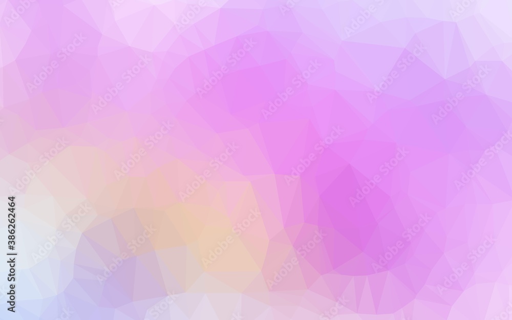 Light Pink vector polygonal template. Light Pink vector polygonal template.