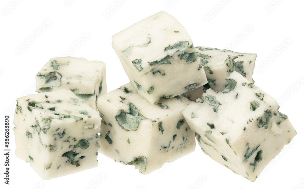 blue cheese isolated on a white background blue cheese isolated on a white background