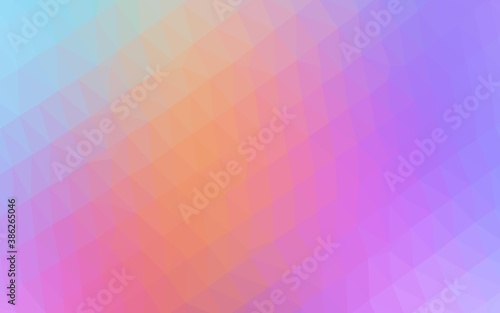 Wallpaper Mural Light Multicolor, Rainbow vector shining triangular pattern. Torontodigital.ca