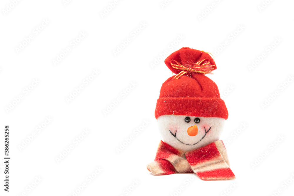 christmas snowman isolated on white christmas snowman isolated on white