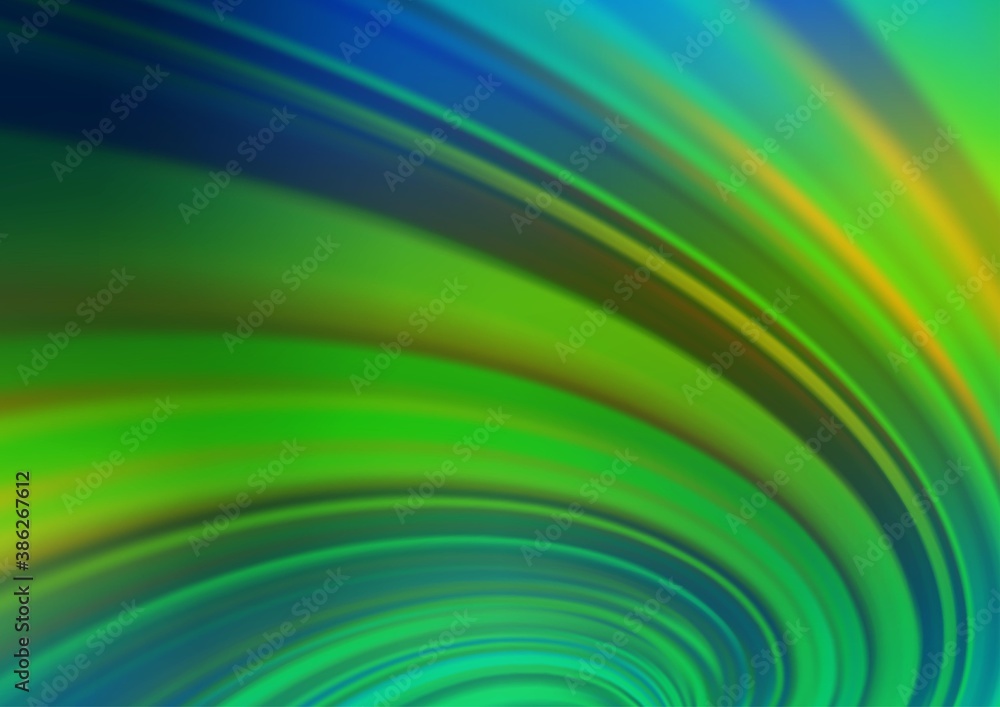 Dark Blue, Yellow vector abstract bright template.