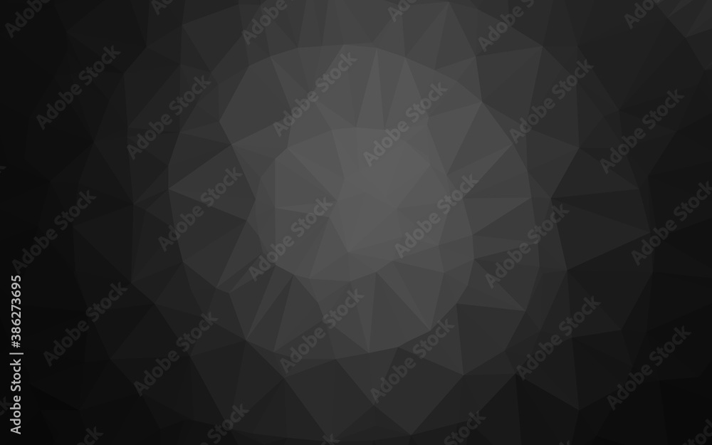 Dark Silver, Gray vector polygon abstract background. Dark Silver, Gray vector polygon abstract background.