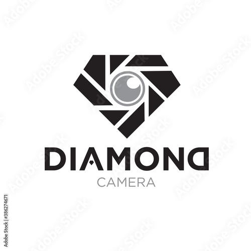 diamond and camera creative logo designs for jewelery and photographer logo