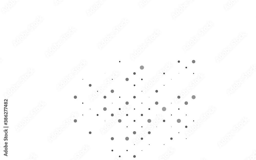 Obraz premium Light Black vector template with circles.