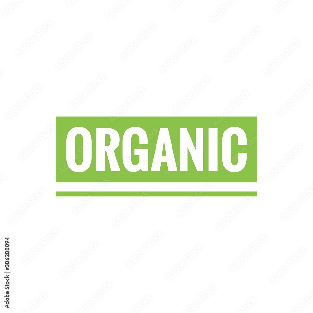 Green food word quote lettering illustration Green food word quote lettering illustration