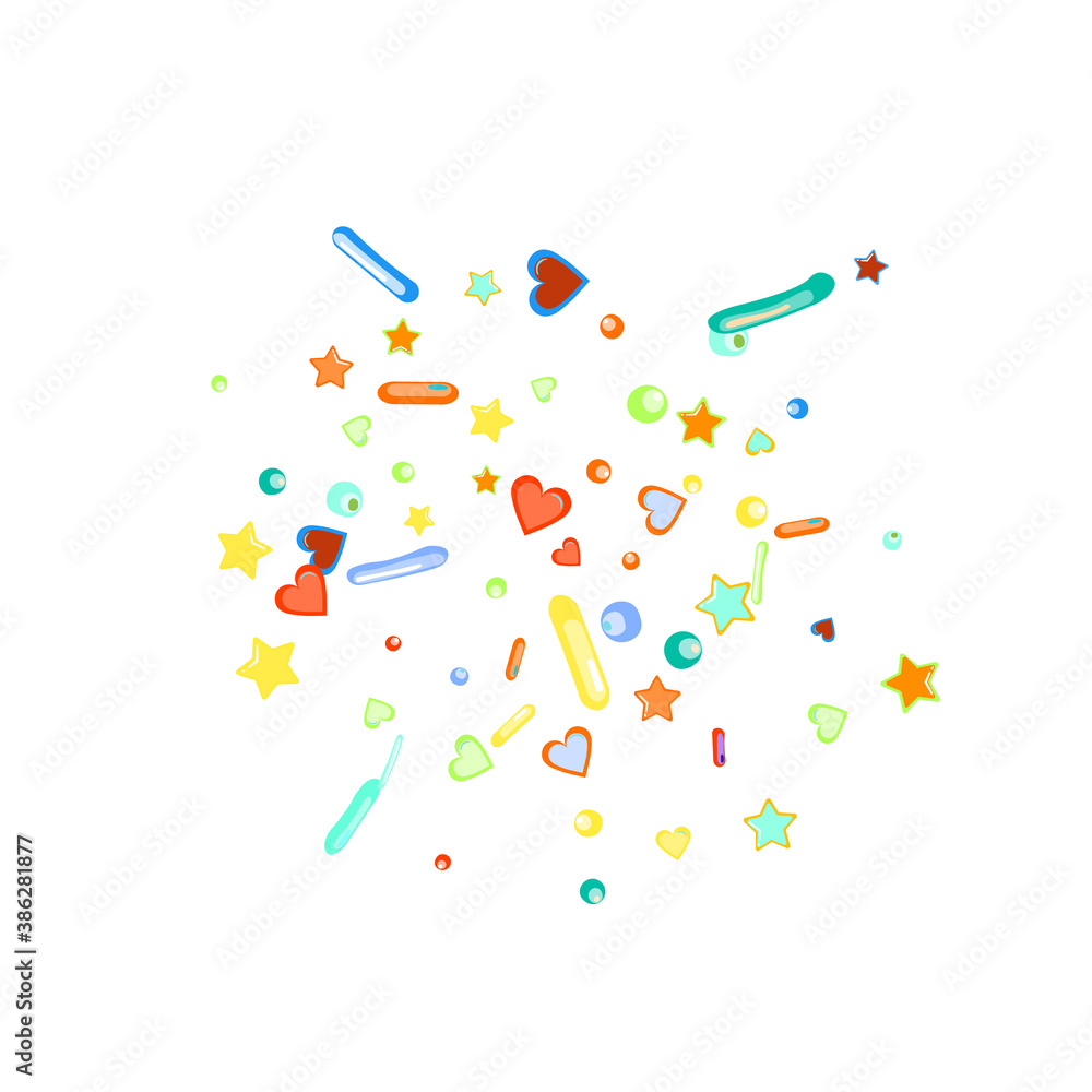 Sprinkles grainy. Cupcake donuts background. Sprinkles grainy. Cupcake donuts background.
