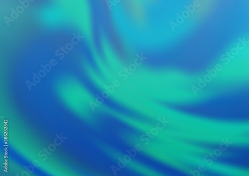 Light BLUE vector blurred shine abstract pattern.