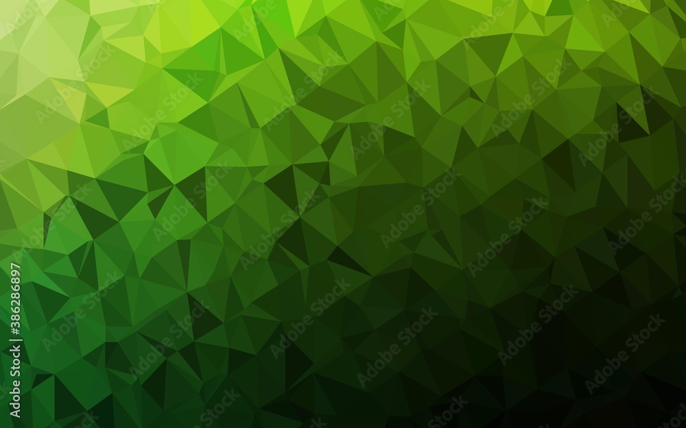 Light Green vector low poly texture. Light Green vector low poly texture.