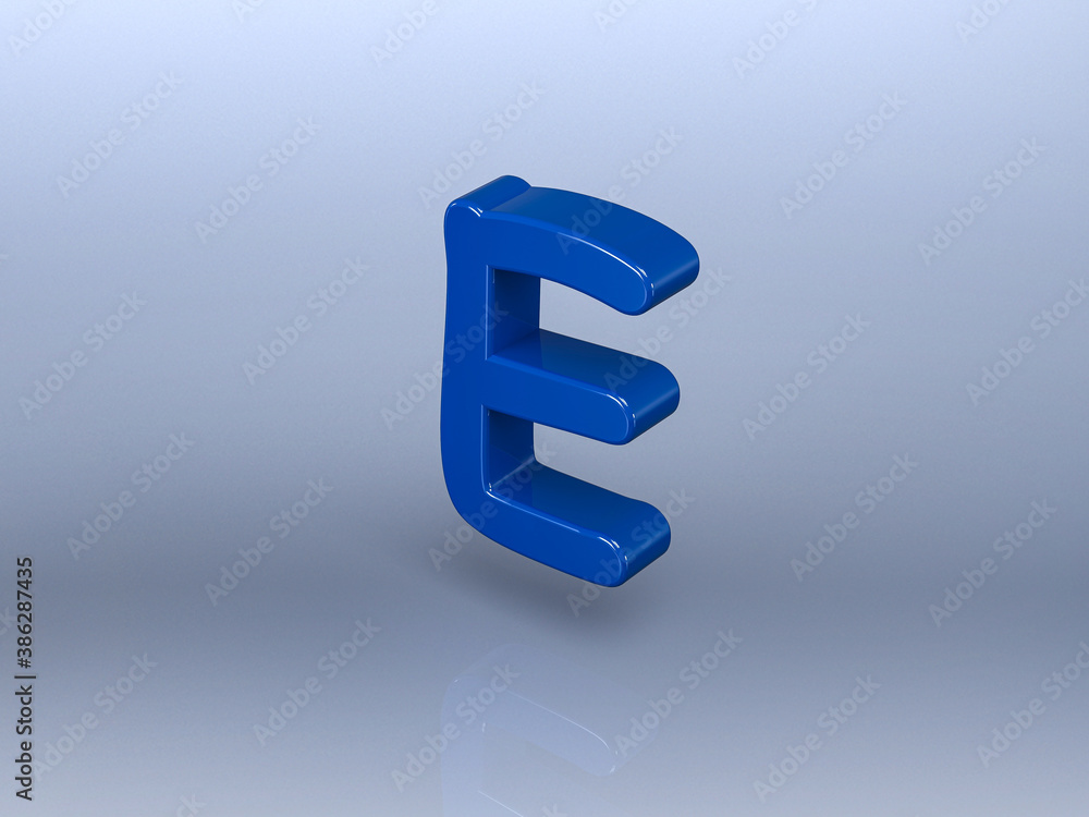 Artistic letter using a computer Artistic letter using a computer