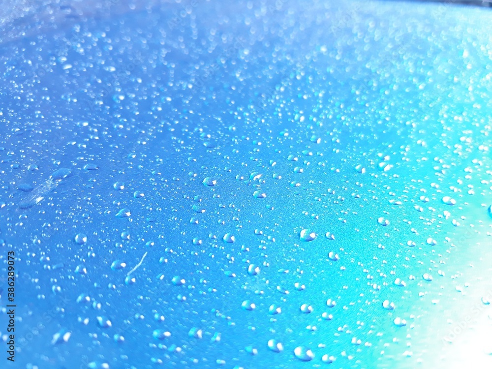 Obraz premium Abstract water drop texture image for optional focus rainy season concept background.