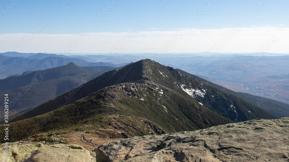 The Franconia Ridge Trail from Mount Lafayette to  Mount Lincoln