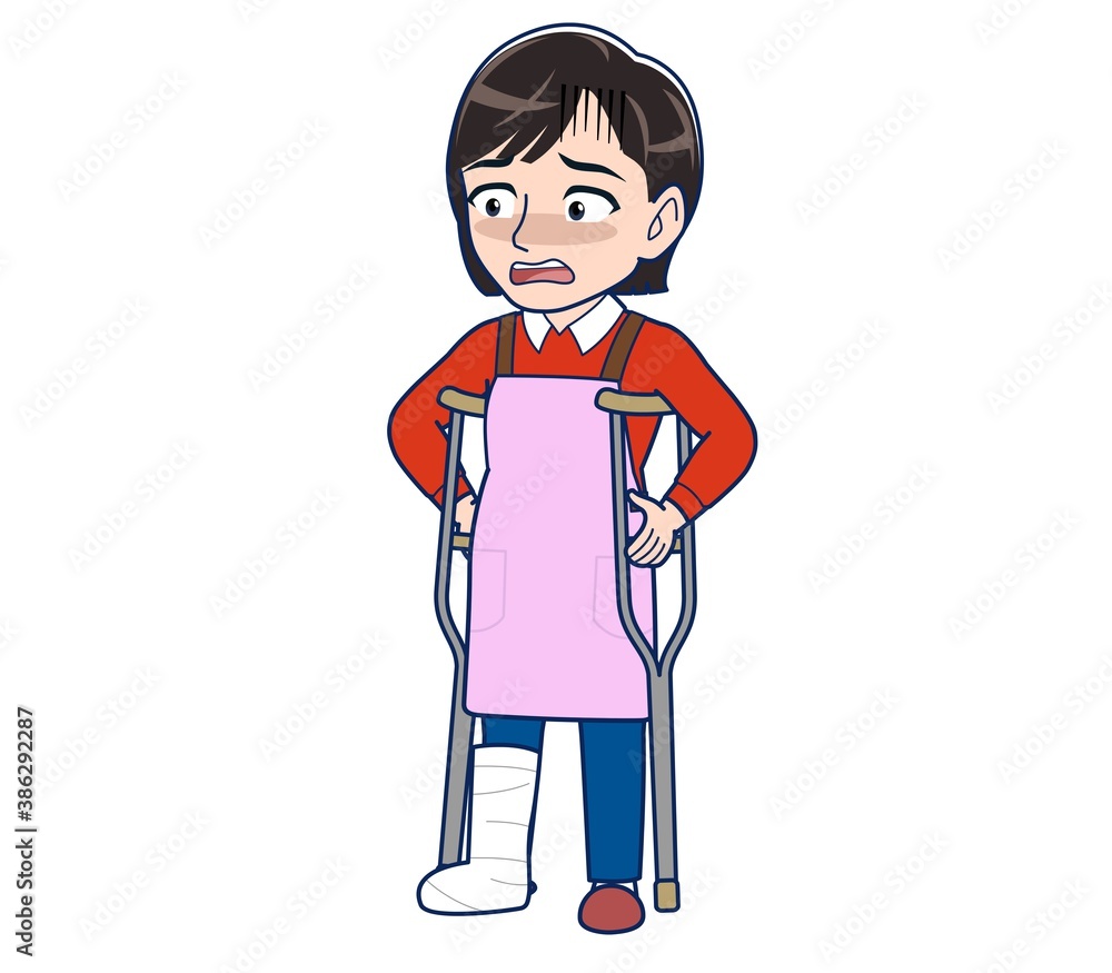 Beautiful woman in a pink apron Beautiful woman in a pink apron