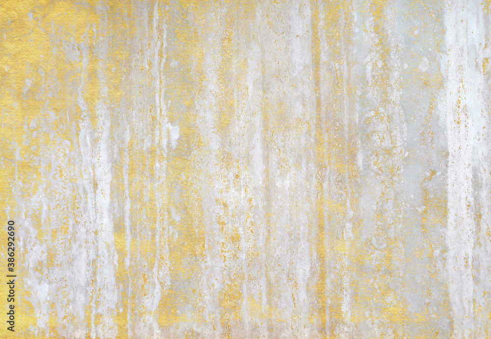 Obraz premium 高級感のある金と白の贅沢な大理石のフレーム背景テクスチャ 