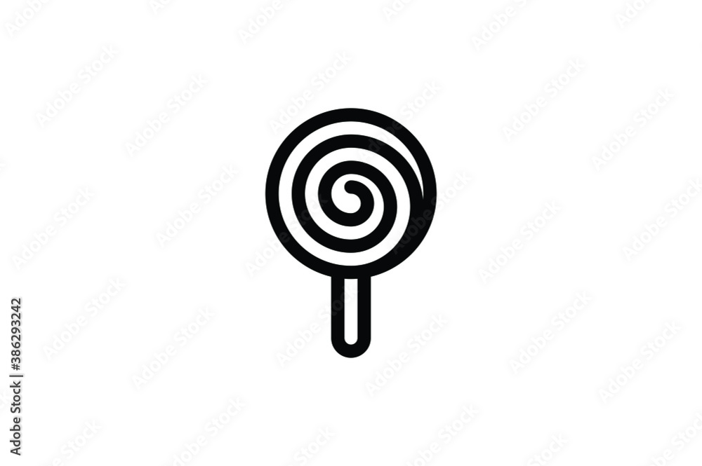 Carnival Outline Icon - Lollipop Carnival Outline Icon - Lollipop
