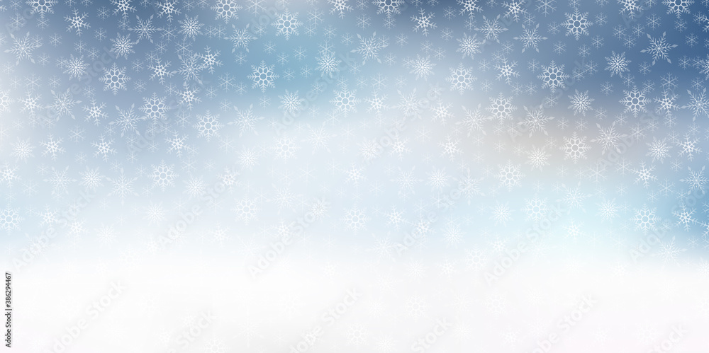 クリスマス　雪　冬　背景 