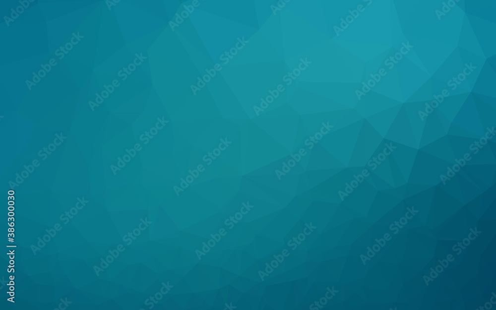 Dark BLUE vector abstract polygonal texture.