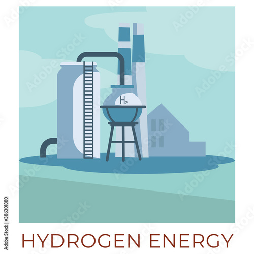 Hydrogen energy plant generating power, eco friendly technologies