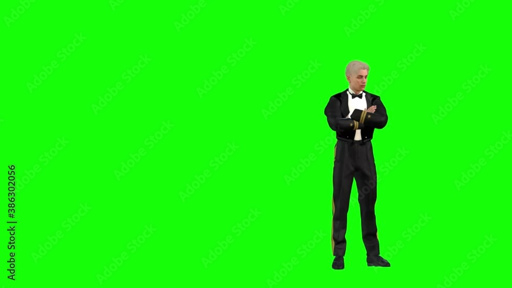 3d animation of a young military avatar male dressed in officers formal evening dress standing and walking around. 3d animation of a young military avatar male dressed in officers formal evening dress standing and walking around.