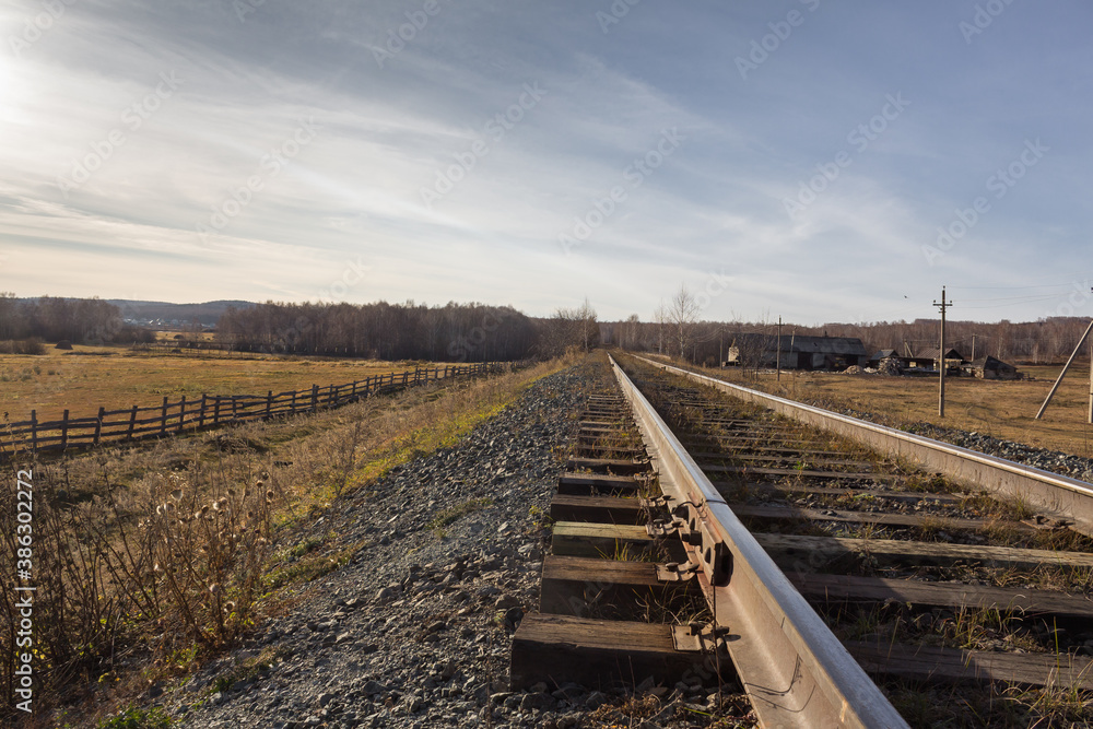 railway in the countryside