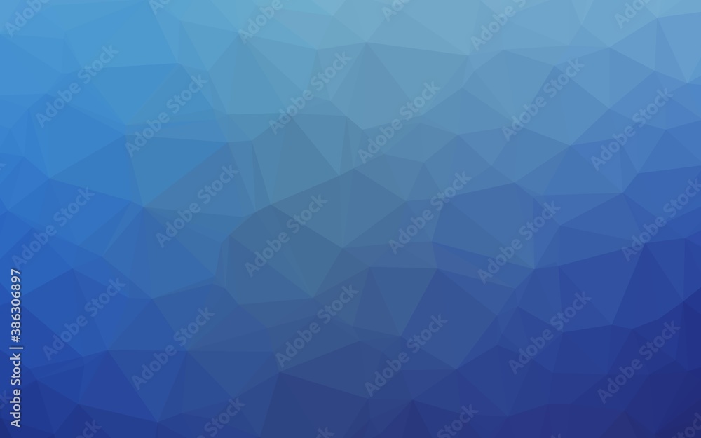 Light BLUE vector triangle mosaic texture. Light BLUE vector triangle mosaic texture.