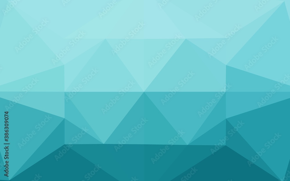 Obraz premium Light BLUE vector abstract polygonal texture.