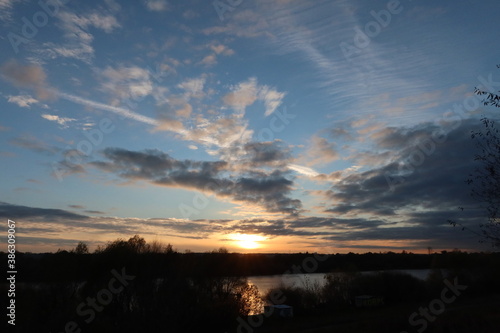 October sunset in Serpukhov region 2