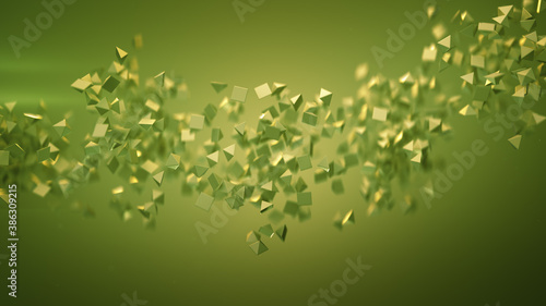 Green stream of chaotic low...