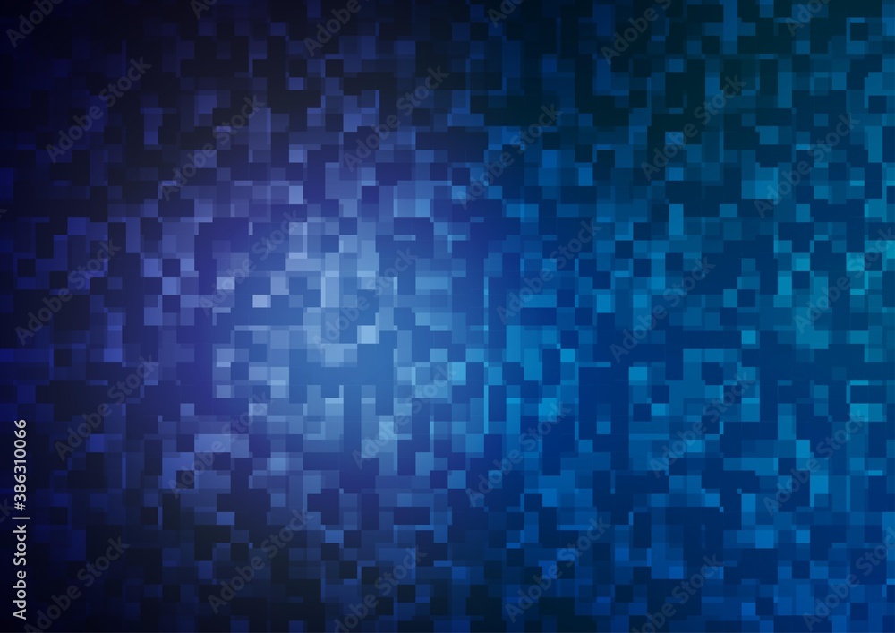Light BLUE vector template with crystals, rectangles. Light BLUE vector template with crystals, rectangles.