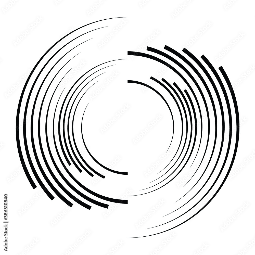 Radial speed Lines in Circle Form for comic books . Explosion background . Vector Illustration .Technology round Logo . Circular Design element . Abstract Geometric shape . Sunburst . Radial speed Lines in Circle Form for comic books . Explosion background . Vector Illustration .Technology round Logo . Circular Design element . Abstract Geometric shape . Sunburst .