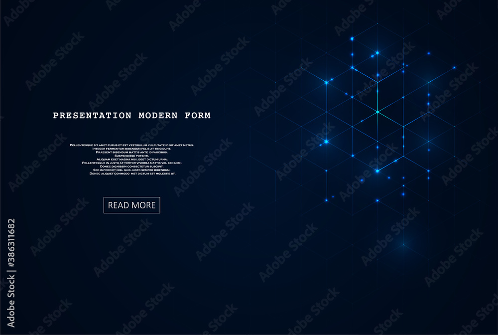 Abstract polygonal space Abstract polygonal space