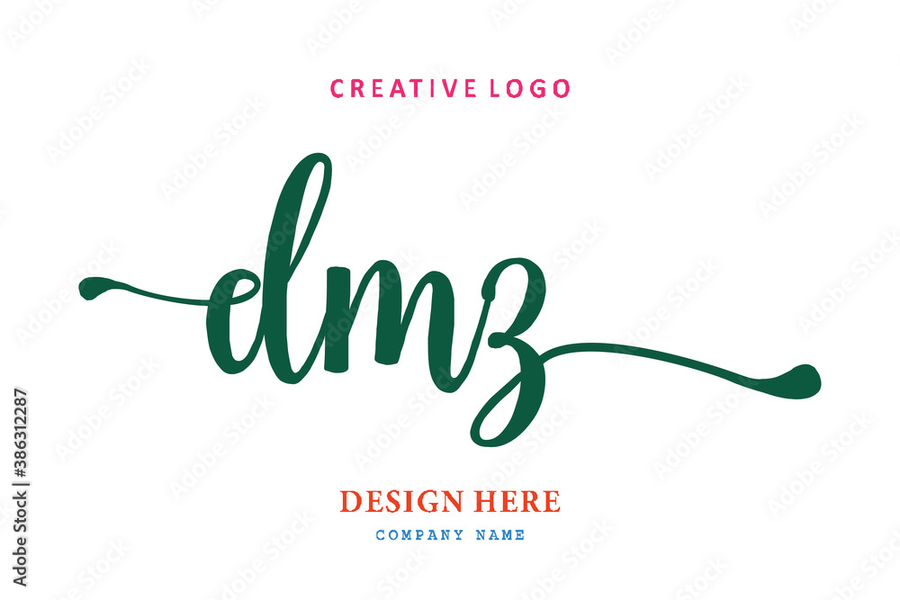 logo composition of the letter DMZ is simple easy to understand, simple and authoritative logo composition of the letter DMZ is simple easy to understand, simple and authoritative
