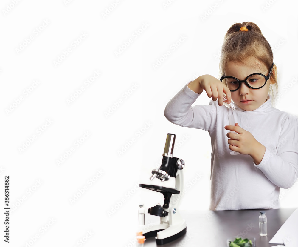 Young scientists chemists. Doctor, laboratory assistant. Young scientists chemists. Doctor, laboratory assistant.