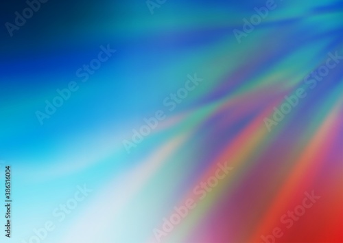 Light Blue  Red vector abstract bright background.