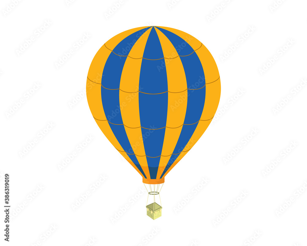 Fototapeta premium Flying Air Balloon Illustration Vector