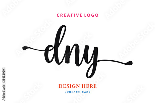 simple DNY letter arrangement logo is easy to understand, simple and authoritative