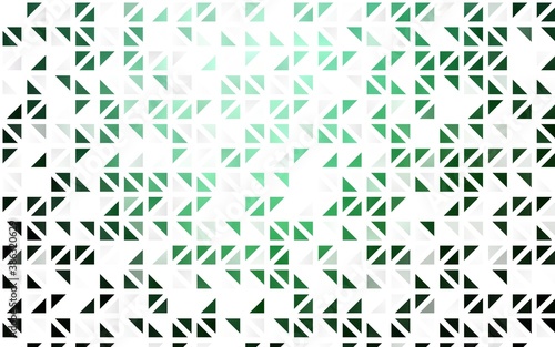 Light Green vector seamless pattern in polygonal style.