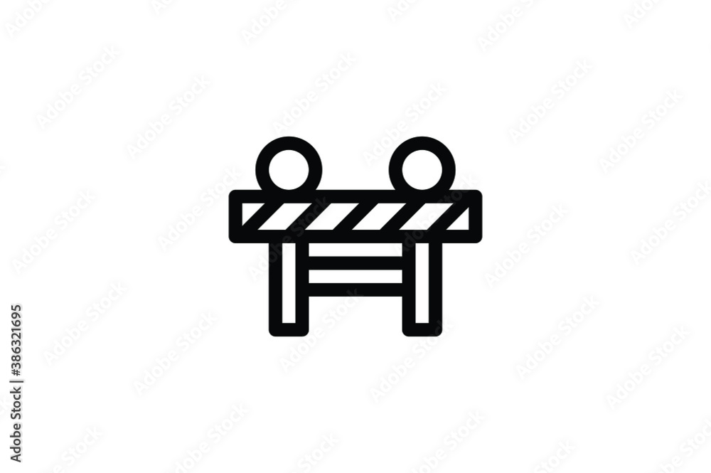 Navigation Outline Icon - Barrier Navigation Outline Icon - Barrier