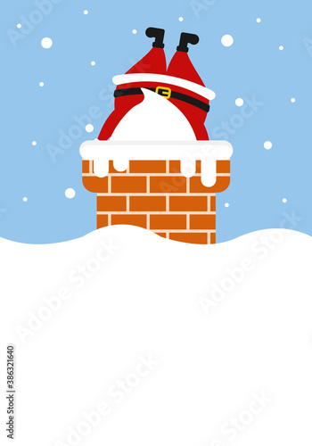 Merry Christmas  santa retro designs. EPS10 vector.