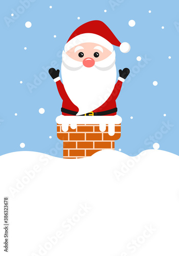 Merry Christmas  santa retro designs. EPS10 vector.