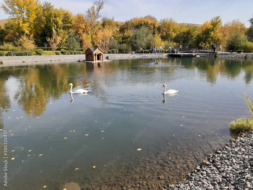 park in the city of Wols, Saratov region, Russia park in the city of Wols, Saratov region, Russia