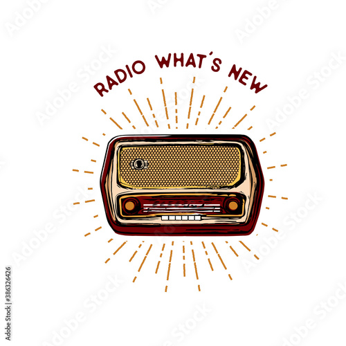 Old vintage radio